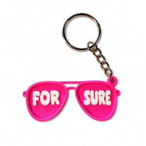 Porte-clés "For Sure" Impression 3D multicolore personnalisable