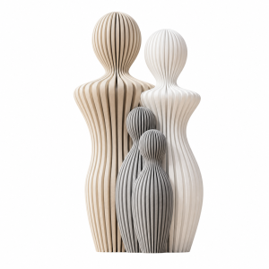 Figurine famille personnalisée – parents & enfants (jusqu’à 5 enfants)